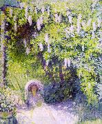 Philip Leslie Hale Wisteria oil